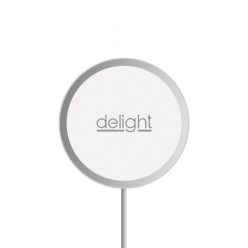   Delight Mágneses vezeték nélküli töltőpad Type-C Silver