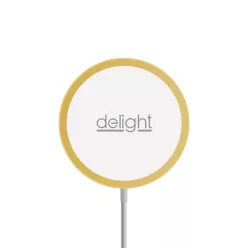 Delight Mágneses vezeték nélküli töltőpad Type-C Gold