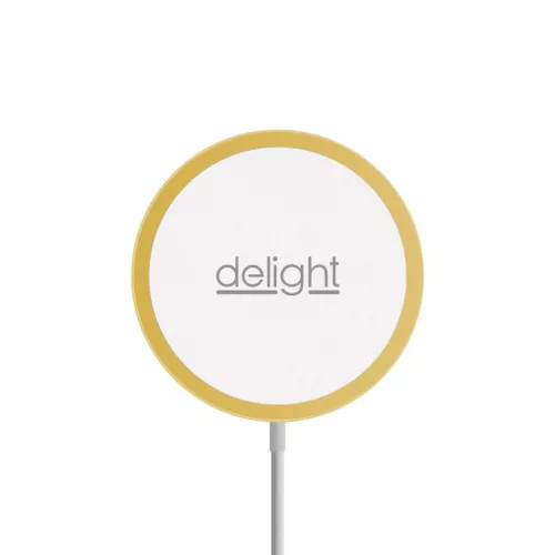 Delight Mágneses vezeték nélküli töltőpad Type-C Gold