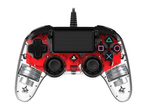 Nacon Illuminated Compact USB Gamepad Transparent/Red