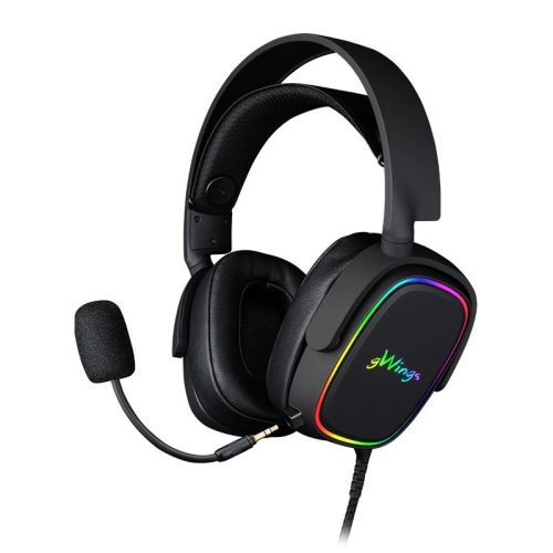 gWings 9100HS RGB Gaming Headset Black