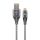 Gembird CC-USB2B-AMmBM-1M-WB2 Premium cotton braided microUSB charging and data cable 1m Space Grey/White