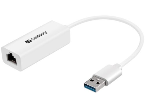 Sandberg USB3.0 Gigabit Network Adapter White