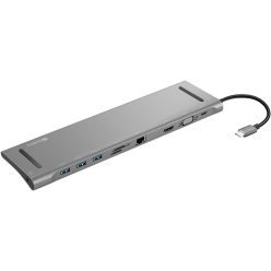 Sandberg USB-C 10-in-1 Docking Station Silver