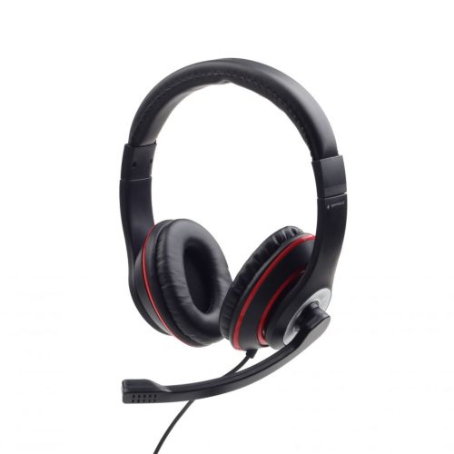 Gembird MHS-03-BKRD  Stereo Headset Black/Red