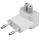 Akyga AK-AD-60 EU CEE 7/16-C7 Adapter White