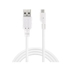 Sandberg MicroUSB Sync/Charge Cable 1m White