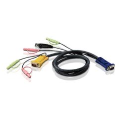 ATEN USB KVM Cable with 3 in 1 SPHD and Audio 3m