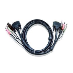 ATEN USB DVI-D Dual Link KVM Cable 5m Black