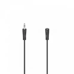 Hama Jack Male>Jack Female 3,5mm 3m Black