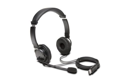 Kensington K97601WW USB Hi-Fi Headphones with Mic Black