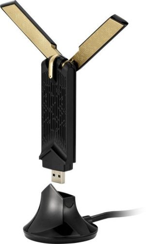 Asus USB-AX56 AX1800 USB3.0 Dual-Band Wi-Fi Adapter Black/Gold