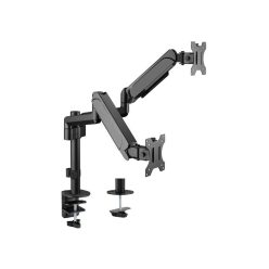   EQuip 17"-32" Dual Monitor Desk Mount Bracket Black