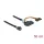DeLock SFF-8643 male > U.2 SFF-8639 female + SATA power connector 50cm Cable Black