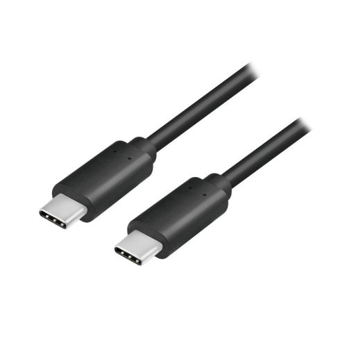 Logilink CU0128 USB 3.2 Gen2 Type-C cable C/M to C/M 4K/60Hz 0,5m Black