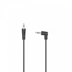   Hama Audio Cable 3.5 mm Jack Plug 90° - 3.5 mm Jack Plug Stereo 0,5m Black