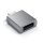 Satechi USB-C to USB-A 3.0 Adapter Aluminum Space Gray