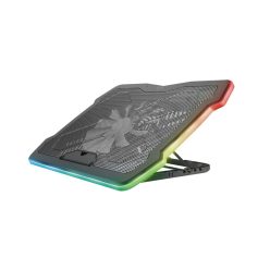   Trust GXT 1126 Aura RGB Multicolour-illuminated Laptop Cooling Stand