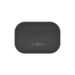   FIXED Silky szilikon tok Apple Airpods Pro fülhallgatóhoz, fekete