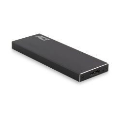   ACT AC1600 USB3.2 M.2 SATA SSD Enclosure Aluminium Design Black