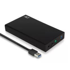   ACT AC1405 USB3.2 3,5" Hard Drive Enclosure Screwless Design Black