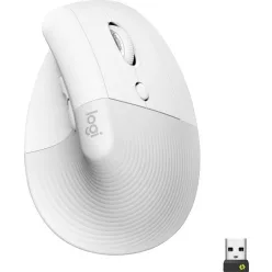   Logitech Lift for Business Vertical Ergonomic Bluetooth Mouse Pale Grey