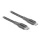 DeLock Data and Charging Cable USB Type-C to Lightning for iPhone iPad and iPod MFi 1m Grey