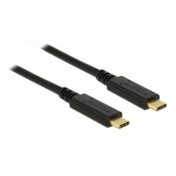   DeLock USB 2.0 cable Type-C to Type-C 4m PD 5 A E-Marker Black