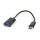 Gembird AB-OTG-CMAF2-01 USB 2.0 OTG Type-C adapter cable (CM/AF) Black