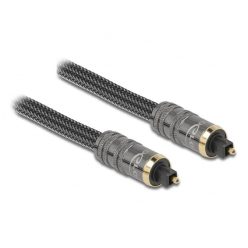 DeLock Toslink male - male Standard Cable 3m Anthracite