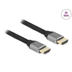   DeLock Ultra High Speed HDMI Cable 48 Gbps 8K 60 Hz 2m Grey Certified