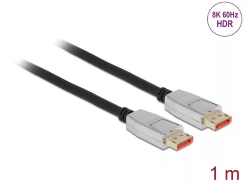 DeLock DisplayPort Kábel 8K 60Hz 1m