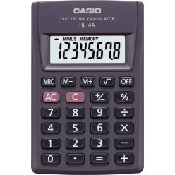 Casio HL-4A-S Zsebszámológép Silver