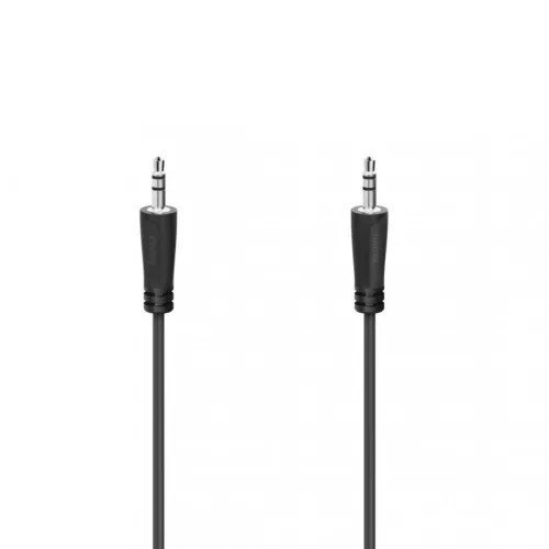 Hama FIC 3,5mm jack összekötőkábel 5m Black