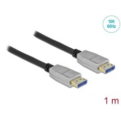   DeLock DisplayPort cable 10K 60 Hz 54 Gbps metal housing 1m Black