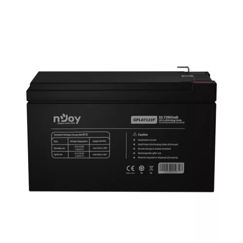 Njoy 12V/22,72W szünetmentes akkumulátor 1db/csomag