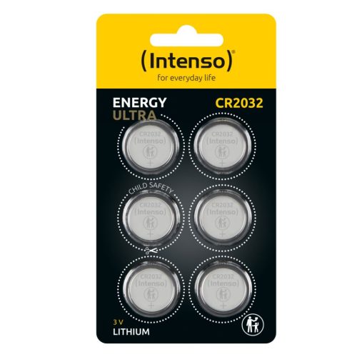 Intenso CR2032 Lítium Gombelem 6db/csomag