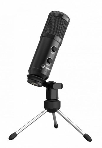 LORGAR 313 Professional Audio Condenser USB Microphone Black