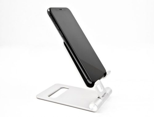 DeLock Smartphone Stand Holder adjustable aluminium