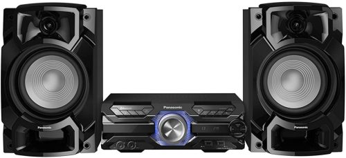 Panasonic SC-AKX520E High Power Audio System with CD Player and DJ & Karaoke Effects Black