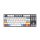 Varmilo VEA88 CMYK USB Cherry MX Blue Mechanical Gaming Keyboard Grey/White HU