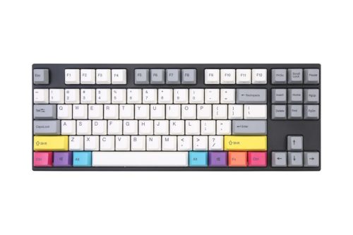 Varmilo VEA88 CMYK USB Cherry MX Blue Mechanical Gaming Keyboard Grey/White HU