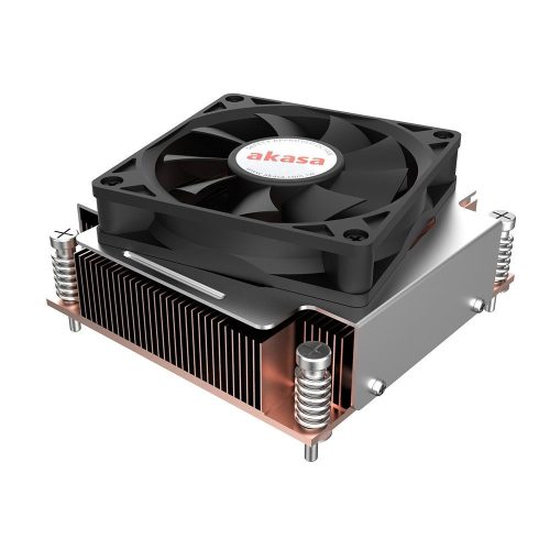 Akasa 2U Low Profile CPU Cooler with Solid Copper Base