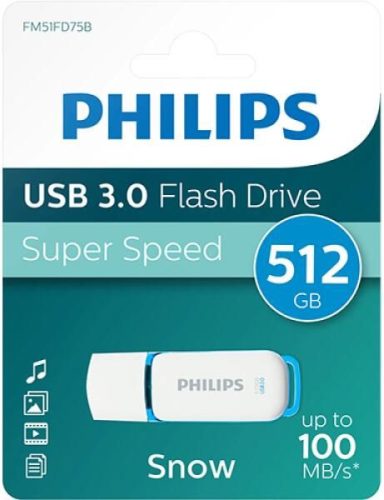 Philips 512GB USB 3.0 Snow Edition White