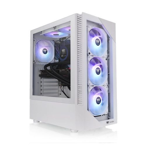 Thermaltake View 200 TG ARGB Tempered Glass Snow White