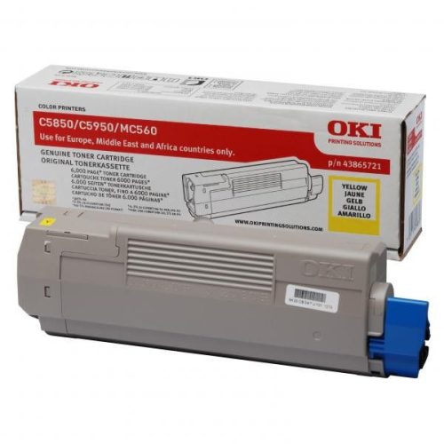 Oki C5850/5950 Yellow toner