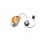 Verbatim Go Mini Optical Travel Mouse Volcanic Orange