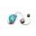 Verbatim Go Mini Optical Travel Mouse Caribbean Blue