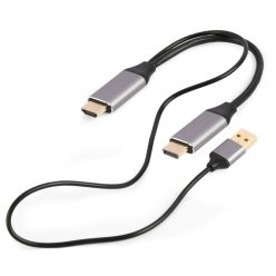   Gembird A-HDMIM-DPM-01 Active 4K HDMI male to DisplayPort male adapter cable 2m Black