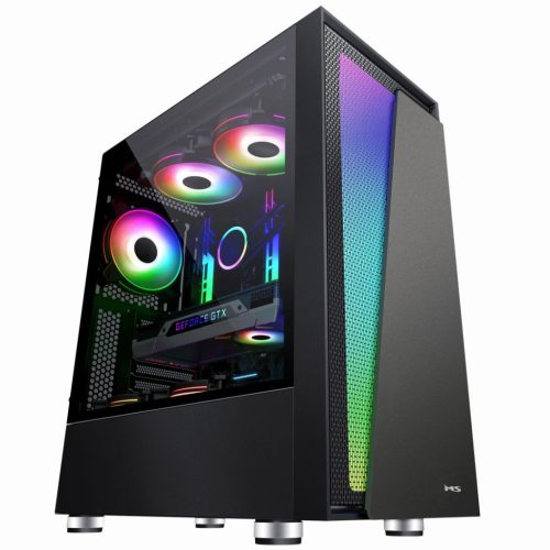 MS Armor V715 Gaming Window Black